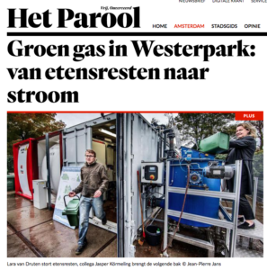 Parool article the waste transformers